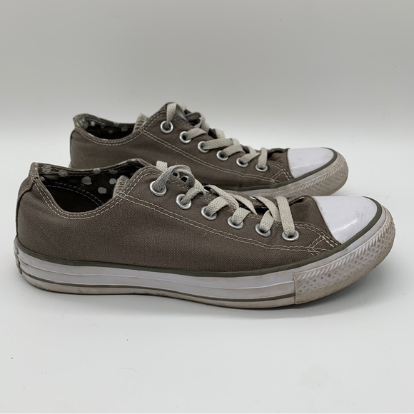 Converse Shoes - Converse All-Star Grey Low-Top Sneakers size 8